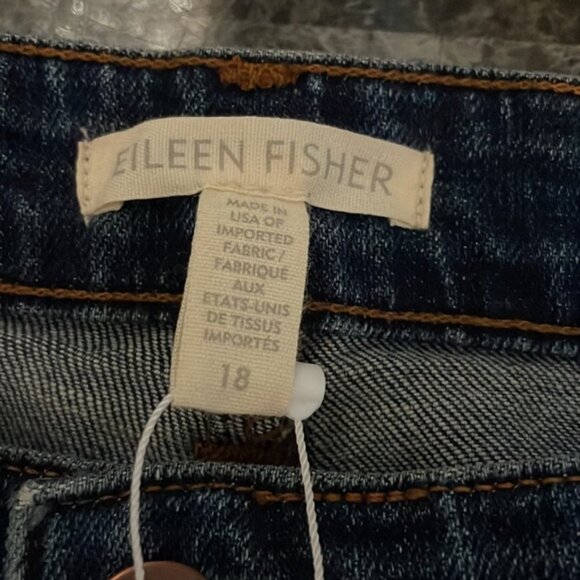 Eileen fisher organic cotton boyfriend jeans - Picture 3 of 5